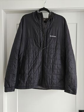 Simms Men's Fall Run Hybrid Hoody Sz XL Black